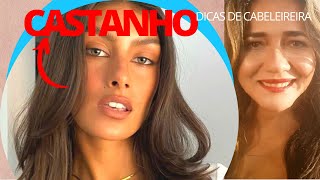 COMO TIRAR AVERMELHADO DO CABELO E VOLTAR AO CASTANHO ESTOU COM LOIRO ESCURO HairTutorial [upl. by Hodosh]