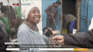 W Cape Floods  Residents of Cape Towns informal settlements would welcome relocation [upl. by Ogires]