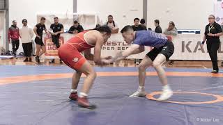 LIAM GUSTI vs JOSHUA LEE match 1  22 May 2022 Wrestling Super Series Freestyle [upl. by Aneleasor]