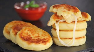 Potato Cheese Pancakes  How Tasty Channel [upl. by Llerreg196]