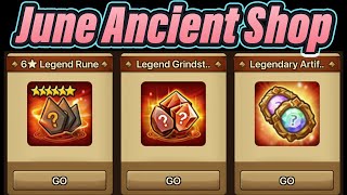 What I Bought  Ancient Crystal Shop Summoners War [upl. by Kameko]