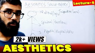 Aesthetics Most Detailed Lecture  Introduction To Philosophy In Hindi Lecture6 [upl. by Imac731]