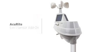 AcuRite 5in1 Sensor Pro AddOn with Dual Solar Panels 5N1DSSA [upl. by Akirdnuhs]