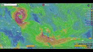 Windy Wind map amp weather forecast  TC evolution March 2020 [upl. by Nelak]