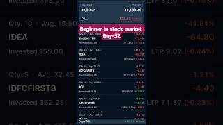 Day52 stockmarketforbeginners zerodhakite portfolio bestportfolioforbeginners [upl. by Yroger426]