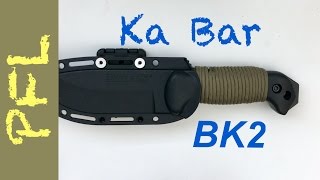 I Love This Knife Ka Bar BK2 Unboxing Testing and Mods [upl. by Zack]