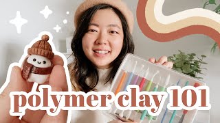 ⭐️ Polymer Clay 101 for Beginners ⭐️ [upl. by Aicatan17]