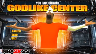 BEST CENTER BUILD in NBA 2K22 DEMIG0D GAMEBREAKING CENTER BUILD Best Badges 2K22 Best Build [upl. by Yeung]