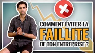 ⛔️ Comment éviter la faillite de ton entreprise [upl. by Tenay]