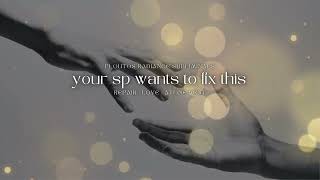 your sp wants to fix this ✨ subliminal for repair love  atonement warning highly effective [upl. by Yoreel397]