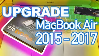 The Last Upgradable Mac How to Upgrade MacBook Air 20152017 Step by Step Process Samsung 1TB SSD [upl. by Hanima]