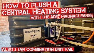 HOW TO FLUSH A CENTRAL HEATING SYSTEM amp HOW TO FIX A PRESSURISED HOTWATER SYSTEM ISSUE [upl. by Lorolla62]