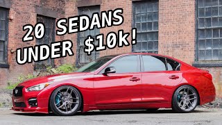 Top 20 Sport Sedans You Didn’t Know Were Under 10k [upl. by Dauf]