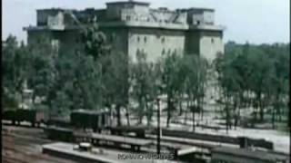 1945 The Cancellery and Flak Bunkers in Berlin  June 1945 [upl. by Eidac]