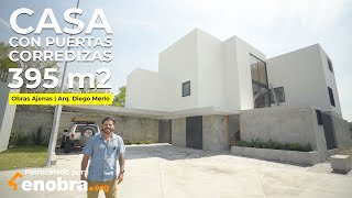 INCREÍBLE CASA con PUERTAS CORREDIZAS con ACABADOS DE PRIMERA  Obras Ajenas  Arq Diego Merlo [upl. by Oakley]