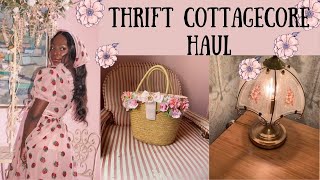 THRIFT COTTAGECORE SPRING HAUL  Lirika Matoshi LOVESHACKFANCY BTSSB [upl. by Eras783]