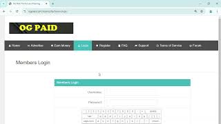 How to create account on OG PAID ogpaid [upl. by Adnara509]