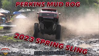 THE BIGGEST BADDEST BACKYARD MUD BOG IN THE COUNTRY PERKINS MUD BOG SPRING SLING 2023 [upl. by Idonna]