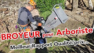 Broyeur COMPACT pour Arboriste Élagueur  Test Jansen GTS 2000 Pro [upl. by Berna]