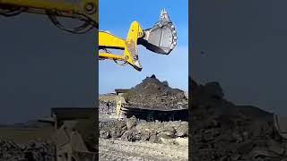 Heavy vehicles Excavator machine😱 [upl. by Aleakam]