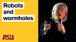 Michio Kaku Robots and wormholes Sci Fi 4 Arizona State University ASU [upl. by Armilla]