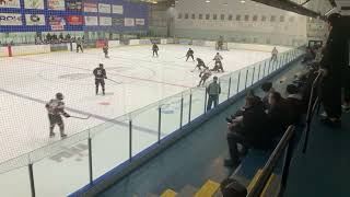 Ponoka 2nd goal from Ponoka Stampeders vs Airdrie Techmation Thunder jr b hockey [upl. by Anaitit126]