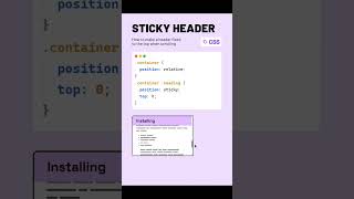 Asi funciona la propiedad position sticky de CSS 🔥 🔥 🔥 🔥 [upl. by Aiynot511]