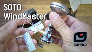 SOTO WindMaster stove  Unbox Test  Sirio Review [upl. by Sankaran]