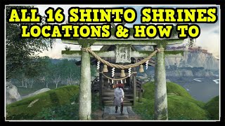 All Shinto Shrines Locations in Ghost of Tsushima Favor of the Kami Trophy Guide [upl. by Haldes]