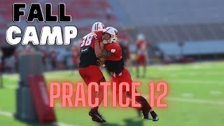 Wisconsin Fall Camp Practice 12 [upl. by Nyrac]