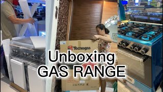 TECNOGAS COOKING RANGEUNBOXING❤️ [upl. by Sielen]