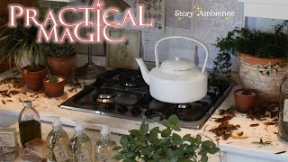 Witches Kitchen Greenhouse💫🍃Practical Magic Ambience ASMR [upl. by Birkle]