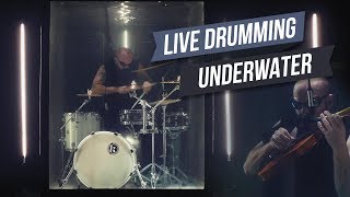 Dominik Scherer  Live Drumming Underwater [upl. by Mchail43]