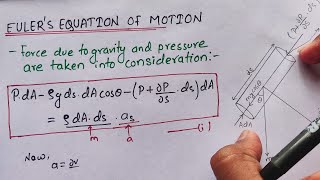 Eulers equation of motion [upl. by Cosette]