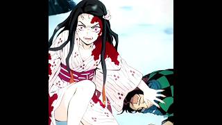 Nezuko protects Tanjiro💕Mary on a crossnezuko tanjiro kny shorts [upl. by Yuzik354]