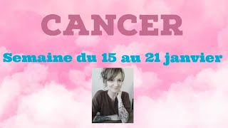 Cancer semaine du 15 au 21 janvier [upl. by Eneli278]