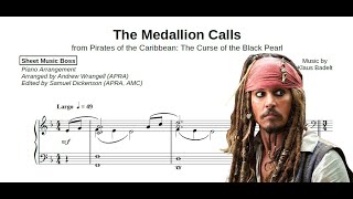 Pirates of the Carribean The Medallion Calls  Piano Cover [upl. by Thatch]