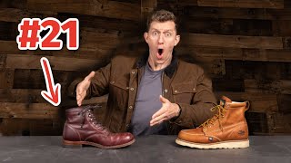 Ranking 21 American Made Boot Brands from WORST to BEST [upl. by Schulz]