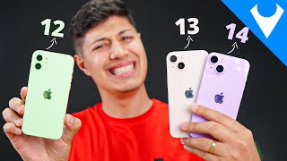 Qual MELHOR iPhone 12 vs iPhone 13 vs iPhone 14 para 2024 [upl. by Rodina22]