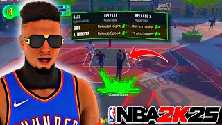 BEST JUMPSHOT ON NBA 2K25 CURRENT GEN…🤯AUTOMATIC GREEN [upl. by Rexford69]