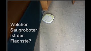 Welcher Saugroboter ist der Flachste ➤ die besten 4 extra flachen Roboterstaubsauger im Vergleich [upl. by Matthia]