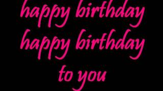 happy birthday song  lyrics [upl. by Kcirdes]