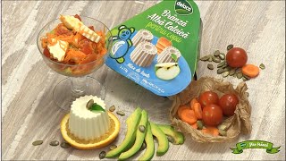 Reteta pentru copii cu Delaco Branza Alba Calcica Miez de lapte  Salata cu avocado [upl. by Jenette]