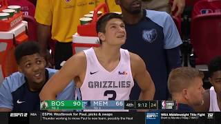 Grayson Allen EJECTED on BacktoBack Flagrant Fouls  NBA Summer League Celtics vs Grizzlies [upl. by Eitsirc]