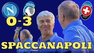 Napoli  Atalanta 03 live reactions  TESTIMONI ESALTATI DA UNA GARA PERFETTA [upl. by Afatsum]