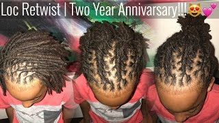 Kids Loc Retwist amp Style  My sons Two year loc anniversary 😩😻👌🏽 [upl. by Nevad]