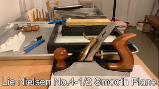 Lie Nielsen No 4 12 Smooth Plane sharpeningedge [upl. by Rosenblatt]