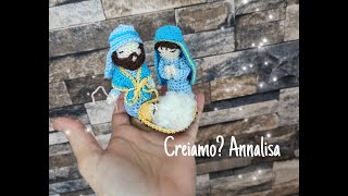 Amigurumi presepe nella pallina Natale ball christmas nativity [upl. by Craven]