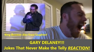 American Reacts GARY DELANEY JOKES THAT NEVER MADE THE TELLY Reaction [upl. by Olaf896]