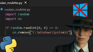 DELETE SYSTEM32 with PYTHON [upl. by Sifan]